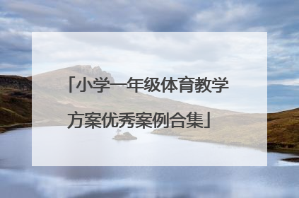 小学一年级体育教学方案优秀案例合集