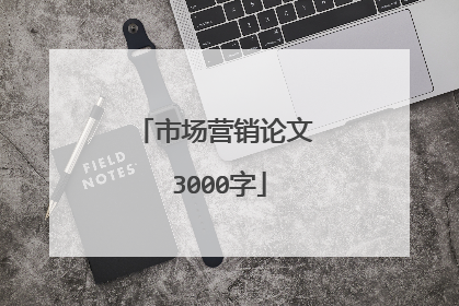 市场营销论文 3000字