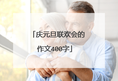 庆元旦联欢会的作文400字