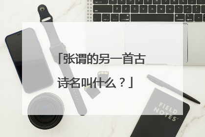 张谓的另一首古诗名叫什么？