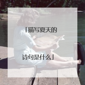 描写夏天的诗句是什么