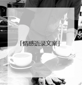 情感语录文案