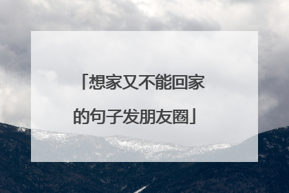 想家又不能回家的句子發朋友圈