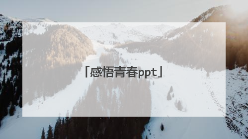 感悟青春ppt