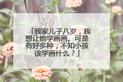 我家儿子八岁，我想让他学画画。可是有好多种，不知小孩该学画什么？
