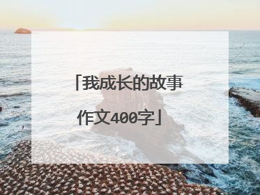 我成长的故事作文400字