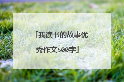 我读书的故事优秀作文500字