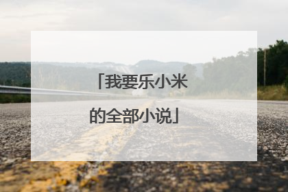 我要乐小米的全部小说