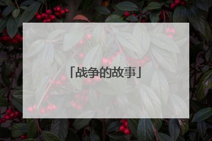 战争的故事