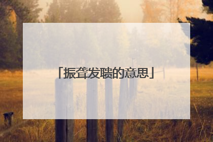 振聋发聩的意思