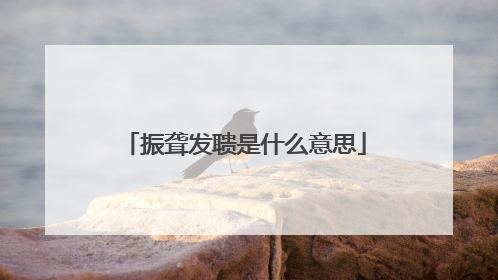 振聋发聩是什么意思