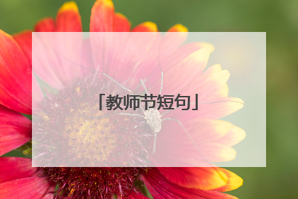 教师节短句