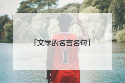 文学的名言名句