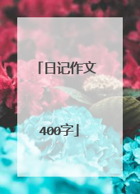 日记作文400字