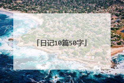 日记10篇50字