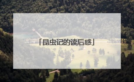 昆虫记的读后感
