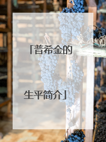 普希金的生平简介