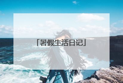 暑假生活日记