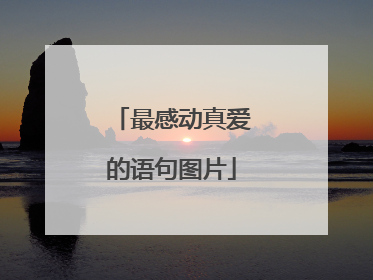 最感动真爱的语句图片