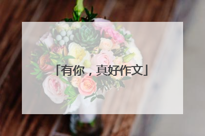 有你,真好作文