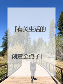 有关生活的创意金点子