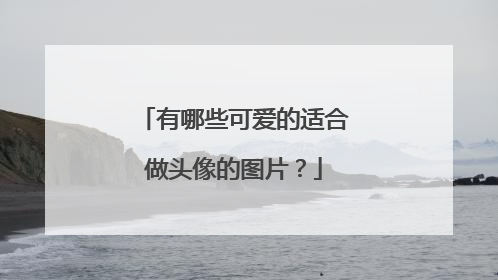 有哪些可爱的适合做头像的图片？