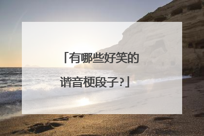 有哪些好笑的谐音梗段子?