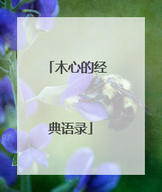 木心的经典语录