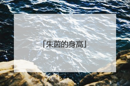 朱茵的身高
