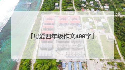 母爱四年级作文400字
