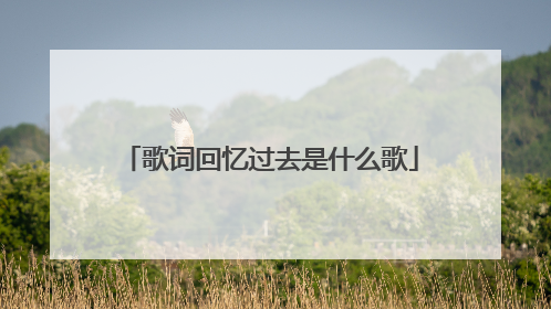 歌词回忆过去是什么歌