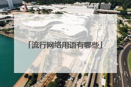 流行网络用语有哪些