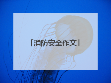 消防安全作文