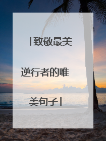 致敬最美逆行者的唯美句子