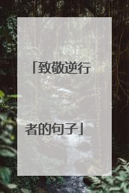 致敬逆行者的句子