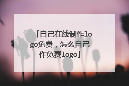 自己在线制作logo免费，怎么自己作免费logo