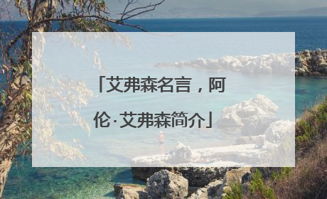 艾弗森名言，阿伦·艾弗森简介