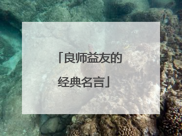 良师益友的经典名言