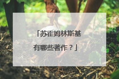 苏霍姆林斯基有哪些著作？