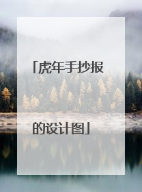 虎年手抄报的设计图