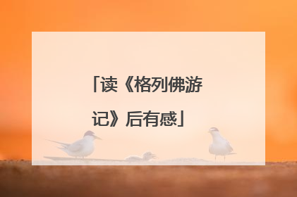 读《格列佛游记》后有感