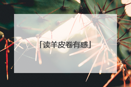 读羊皮卷有感