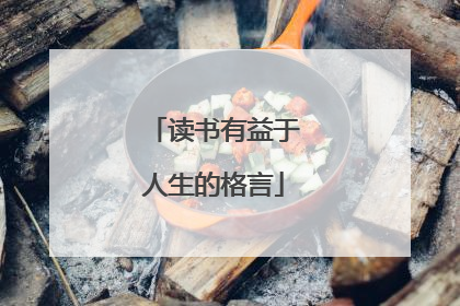 读书有益于人生的格言