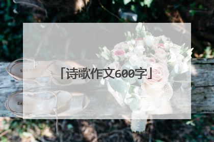 诗歌作文600字