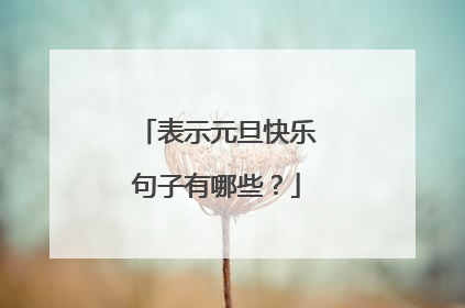 表示元旦快乐句子有哪些？