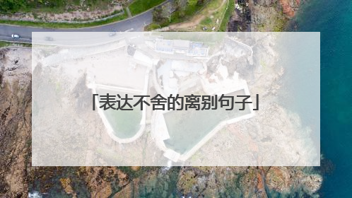 表达不舍的离别句子