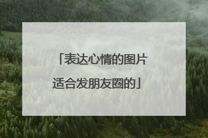 表达心情的图片适合发朋友圈的