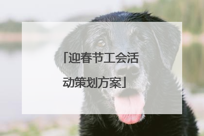 迎春节工会活动策划方案