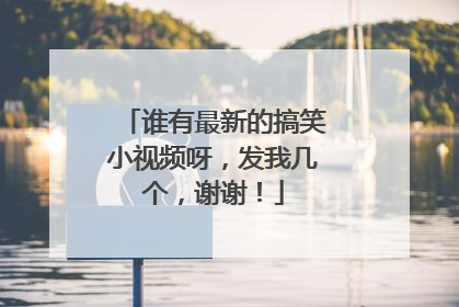 谁有最新的搞笑小视频呀，发我几个，谢谢！