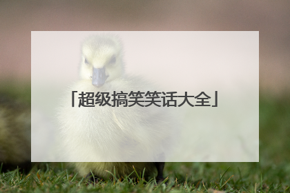 超级搞笑笑话大全